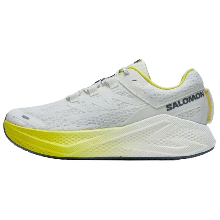 SALOMON AERO GLIDE 3 Cushioning Breathable Running Shoes Men’s White Yellow