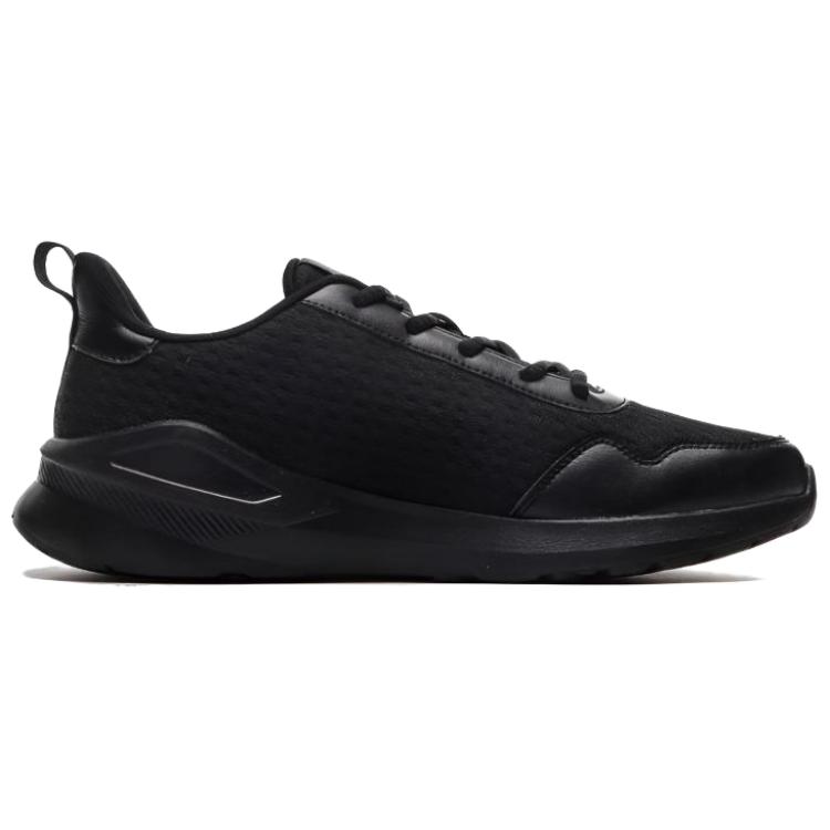 QIAODAN Cushioning Breathable Lightweight Low top Running Shoes Men’s Black Gold