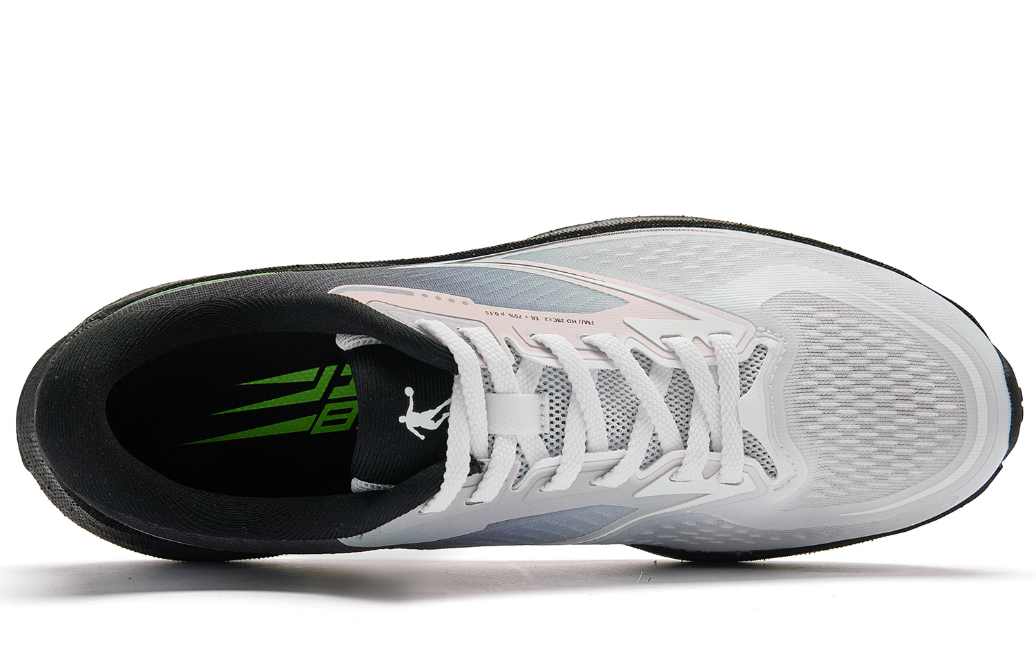 QIAODAN Flying Shadow 4.0 Slip Resistant Abrasion Resistant Low top Running Shoes Men’s White Black