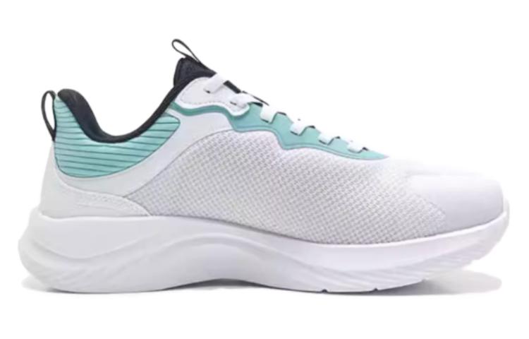 QIAODAN Comfortable Abrasion Resistant Low top Running Shoes Men’s White Cyan