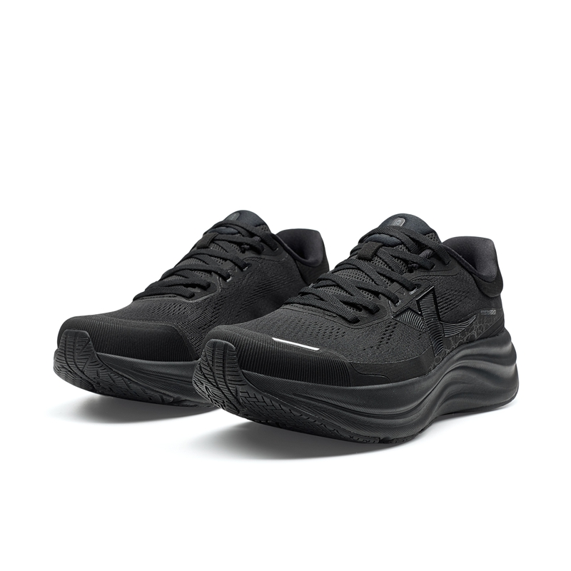XTEP Cushioning Abrasion Resistant Coverage Support Rebound Low top Casual Running Shoes Men’s Black