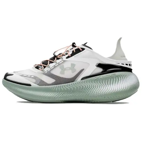 Under Armour Echo Cushioning Abrasion Resistant Breathable Low top Casual Shoes Unisex White