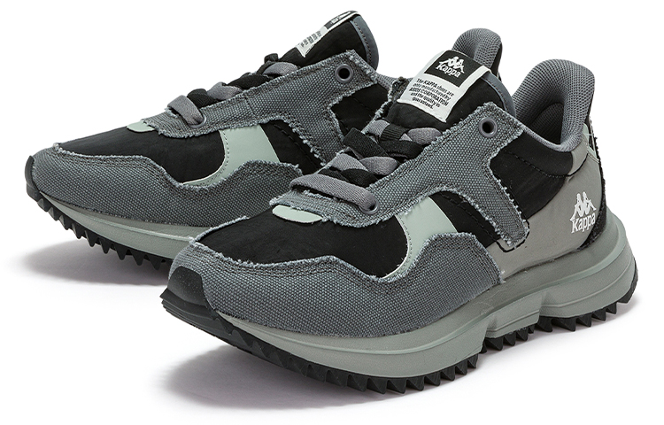 Kappa Low top Running Shoes Unisex Black Gray