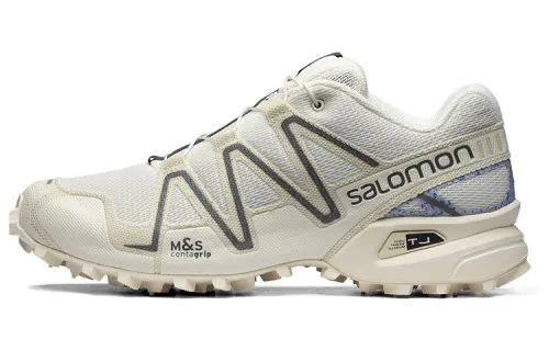 SALOMON Speedcross 3 Fabric Abrasion Resistant Low top Casual Running Shoes Unisex White