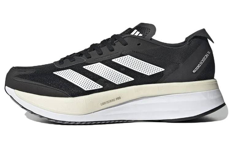 Adidas Adizero Boston 11 Fabric Abrasion Resistant Low top Rubber Training Long Distance Running Shoes Men's