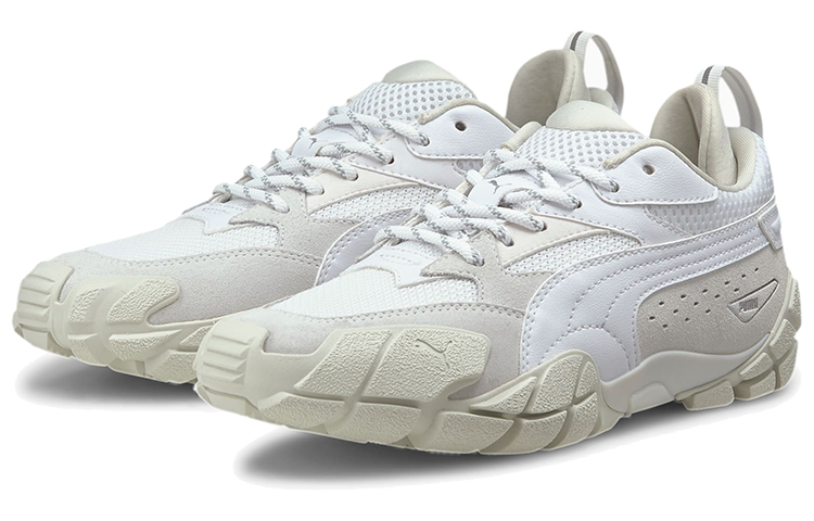 Женские кроссовки PUMA Centaur Mono (бело-серые) — фото 3