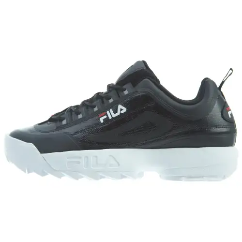 FILA Cushioning, Wear Resistant Mid top Running Shoes Unisex Black