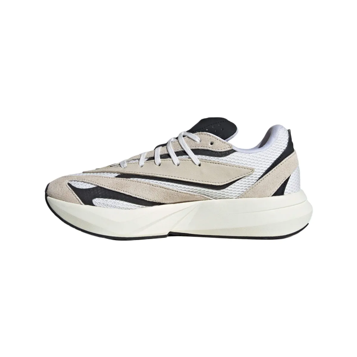 Adidas LIGHTBLAZE Comfortable Fabric Low top Running Shoes Unisex Gray Black