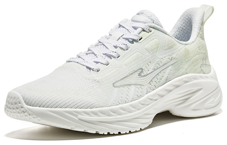 Erke Cushioning, Wear Resistant Low top Running Shoes Men’s White Green