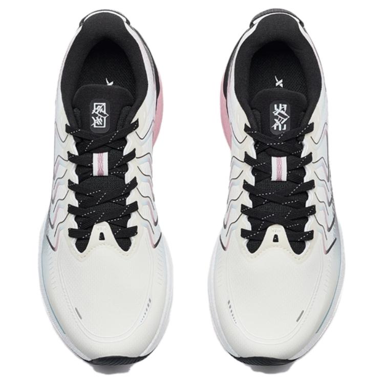 XTEP Wind And Fire 28 Fabric Cushioning Slip Resistant Low top Running Shoes Women’s White Pink Black