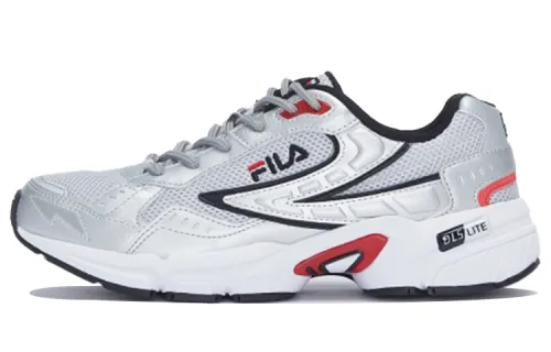 FILA Low top Running Shoes Unisex White Silver Red
