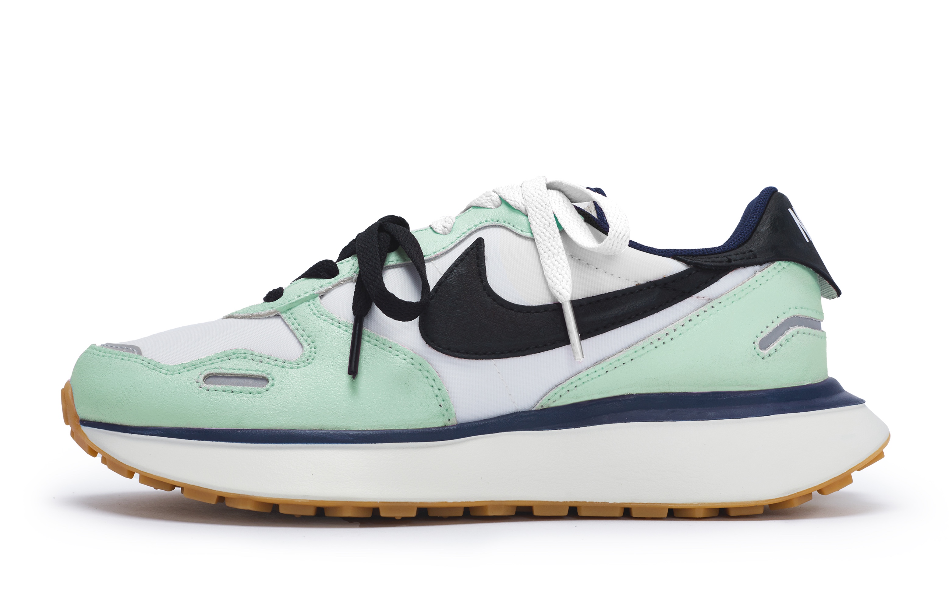 Nike Phoenix Waffle Low top Running Shoes Women’s Cyan White Black