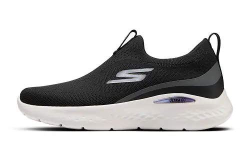 Skechers Go Run Lite Low top Running Shoes Women's Black/Lavender