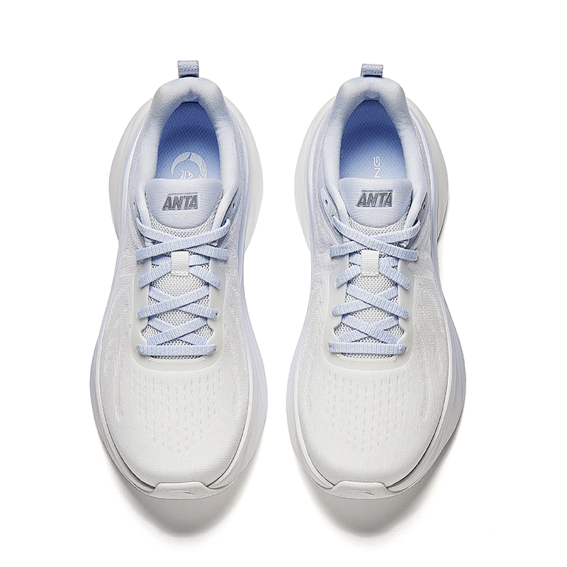 Anta Leaf 1.0 Low top EVA Midsole Casual Running Shoes Women’s White Blue