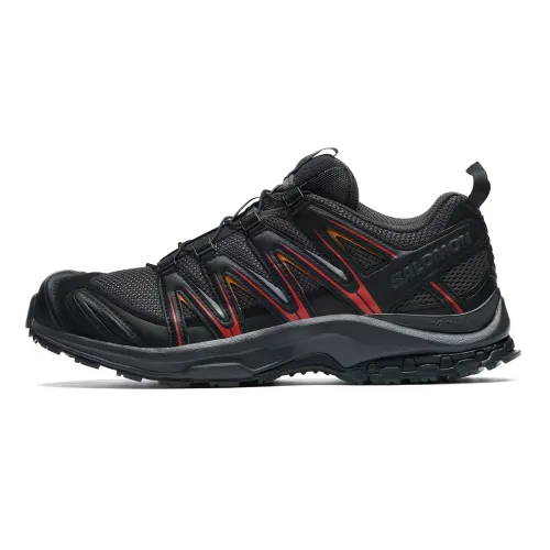 SALOMON XA PRO 3D Fabric Low top Casual Shoes Unisex Black Red