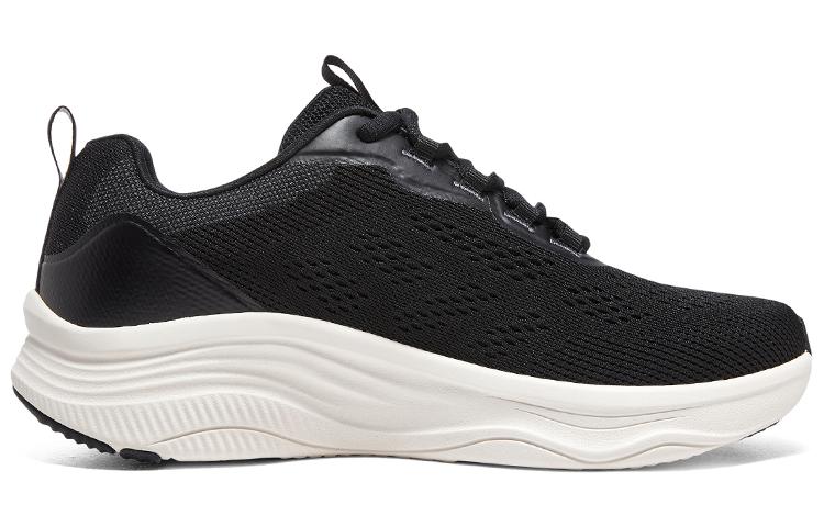Skechers D’lux Fitness Comfortable Cushioning Abrasion Resistant Low top Running Shoes Men’s Black White