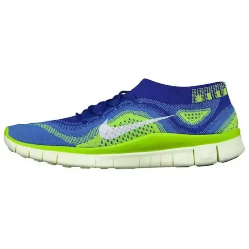 Nike Free Flyknit Game Royal Electric Green Women's
