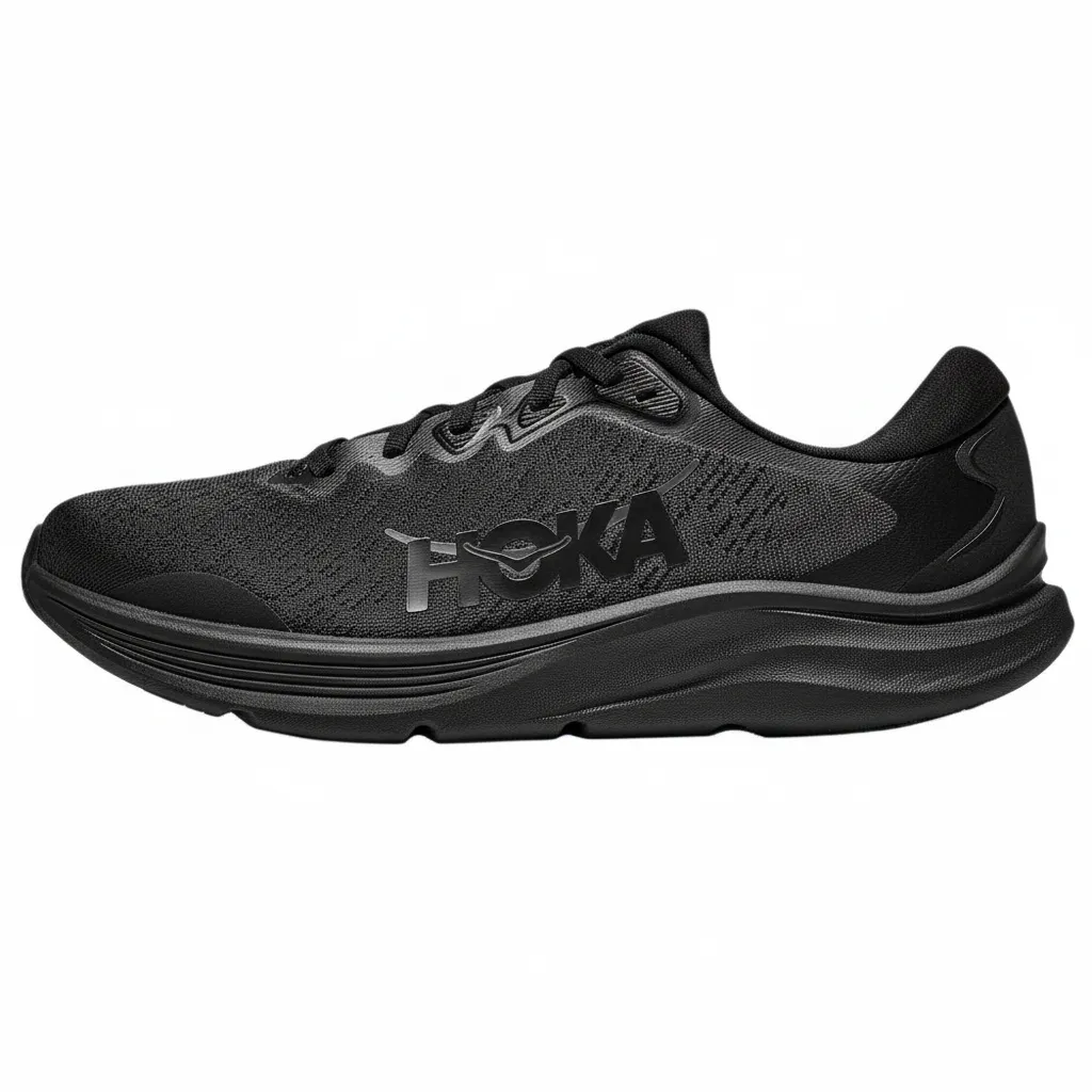 HOKA ONE ONE SOLIMAR 2 Mesh Slip Resistant, Abrasion Resistant, Breathable, Lightweight Training Shoes Men's Black