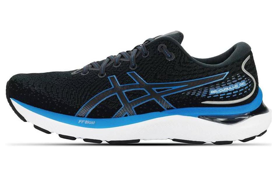 Asics Gel Cumulus 24 Abrasion Resistant Breathable Low top Running Shoes Gray Blue