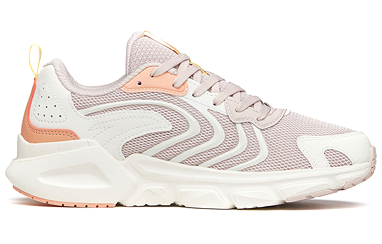 Anta Running Collection Breathable And Lightweight Low top Running Shoes Women’s Gray White Pink