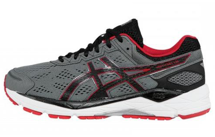 Asics Gel fortitude 7 Low top Running Shoes Men's Black Red