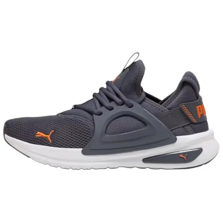 PUMA x ENZO Softride Enzo Evo Slip Resistant Abrasion Resistant Low top Running Shoes Unisex Gray Orange