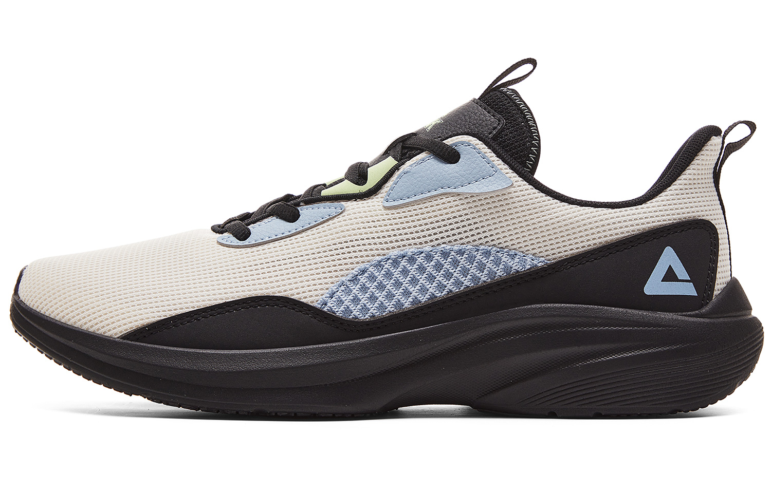 PEAK Cushioning Lightweight Rebound Cushioning Lightweight Rebound Low top Running Shoes Men’s Beige White Black