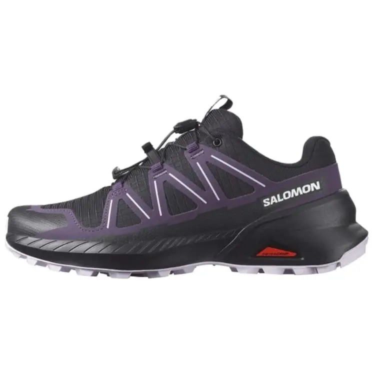 SALOMON Speedcross Peak Running Shoes Women's Abrasion Resistant Black Purple