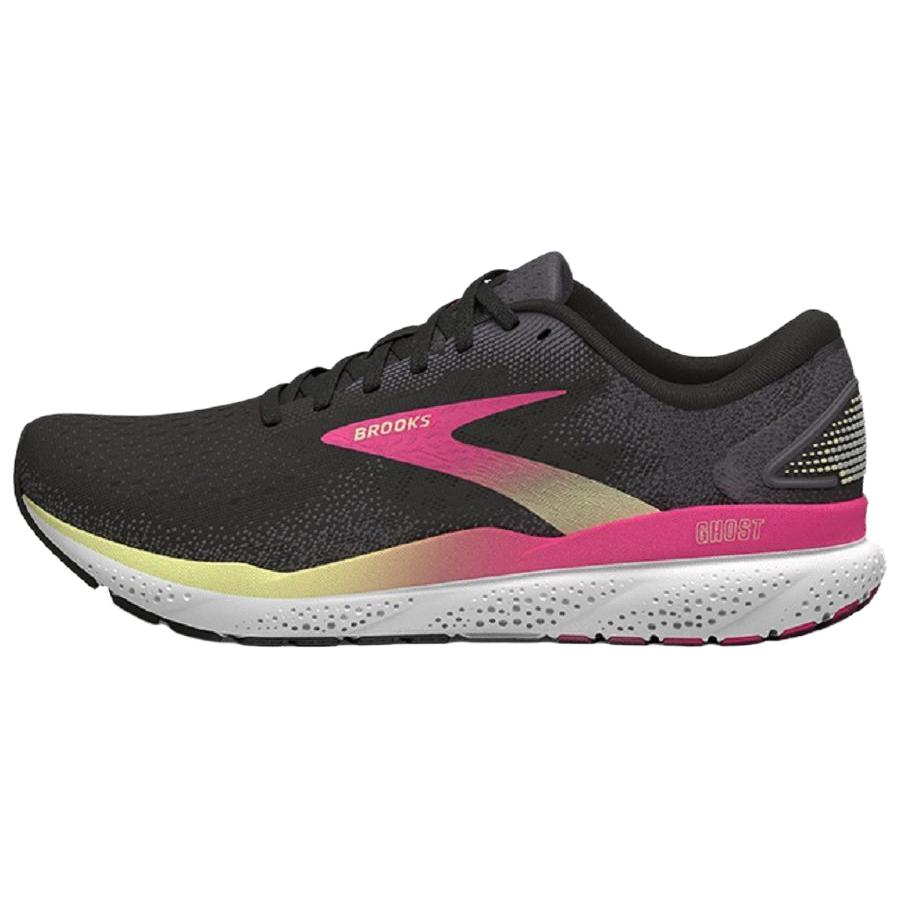 Brooks Ghost 16 Mesh Breathable Support Breathable Support Low top Running Shoes Women’s Black Pink