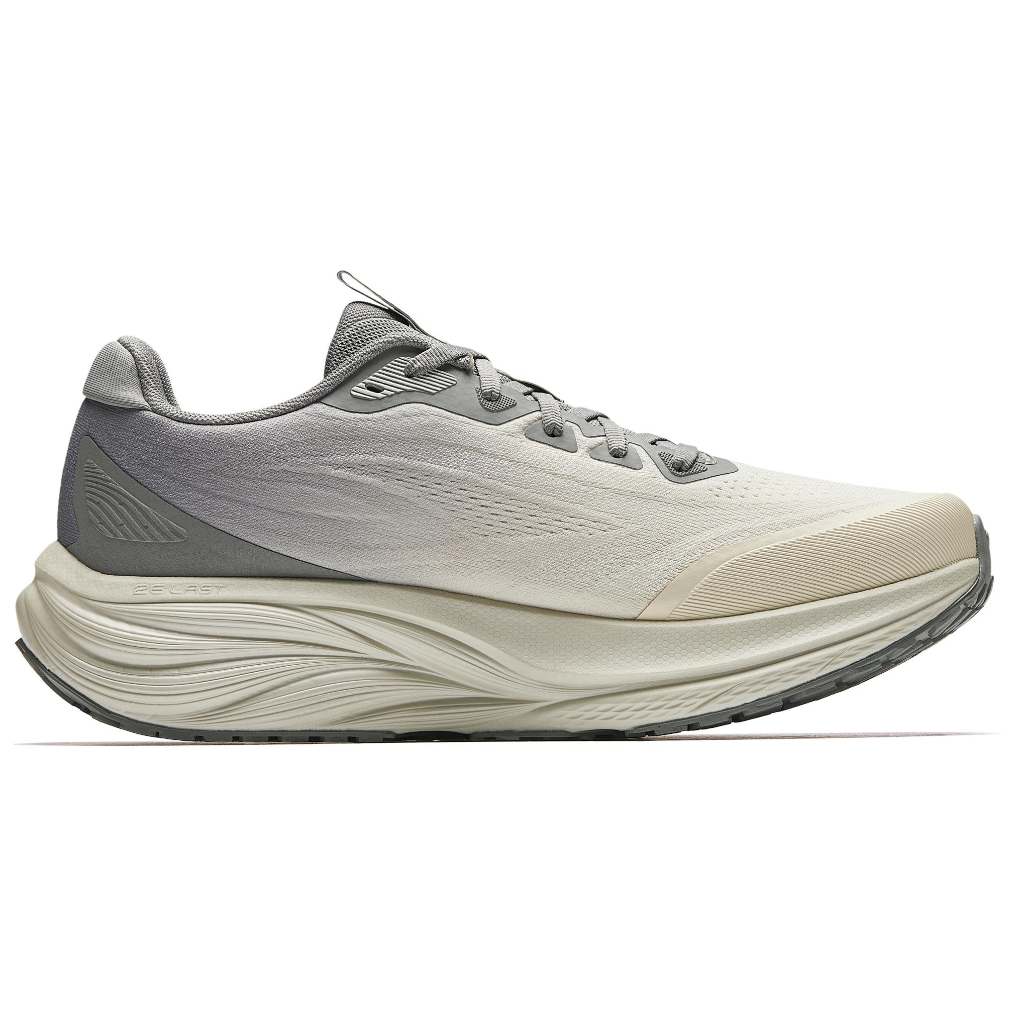 Anta Cushioning Anti-Slip Wear-Resistant Breathable Height Increasing Low-Top Casual Running Shoes Men’s Greige