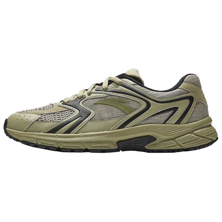 Anta Cushioning, Wear Resistant Low top Casual Running Shoes Men’s Cyan Smoke Dust Basic Black