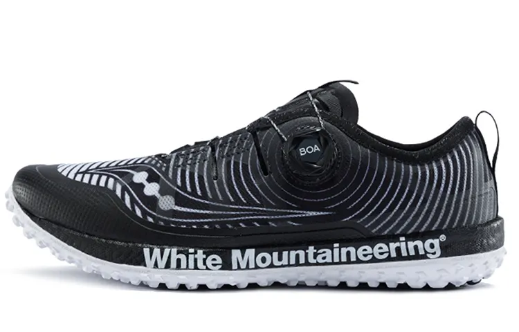 Saucony Switchback Low top Running Shoes Men's Black White Standard M