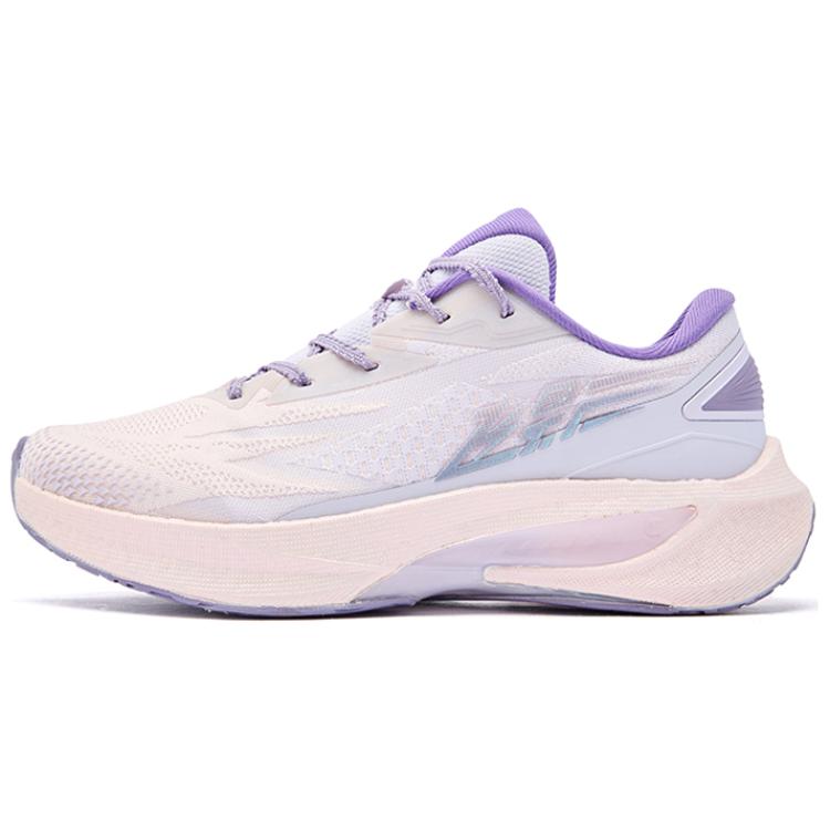QIAODAN Flying Shadow 4.0 Slip Resistant Cushioning Low top Casual Running Shoes Women’s Pink Purple