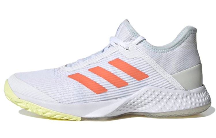 Adidas Adizero Club Breathable Slip Resistant Low top Athletic Shoes Women's Gray White Orange