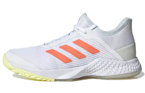 Adidas Adizero Club Breathable Slip Resistant Low top Athletic Shoes Women's Gray White Orange