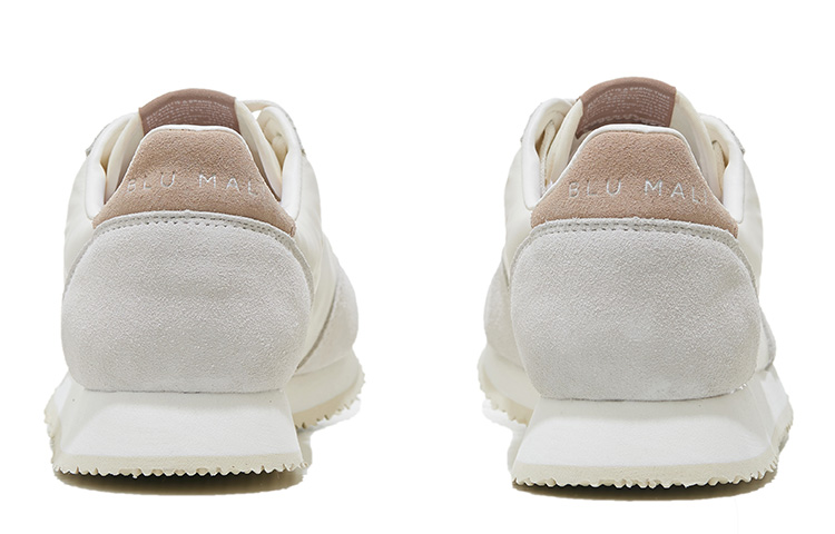 BLUMALI x Norman Walsh TDL Cushioning Anti-Slip And Wear-Resistant Low-Top Casual Running Shoes Unisex White Khaki