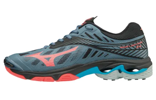 Mizuno Wave Lightning Z4 Comfortable Textile, Synthetic Leather Slip Resistant Breathable Abrasion Resistant Low top