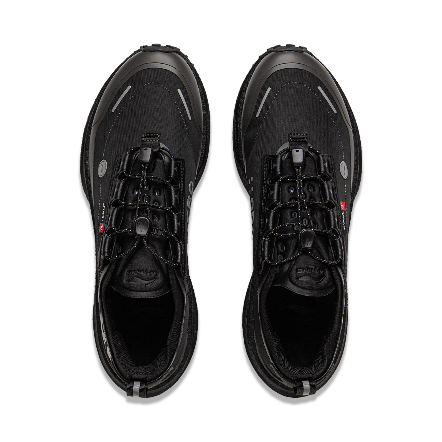 Li Ning Cushioning Low top Running Shoes Unisex Black