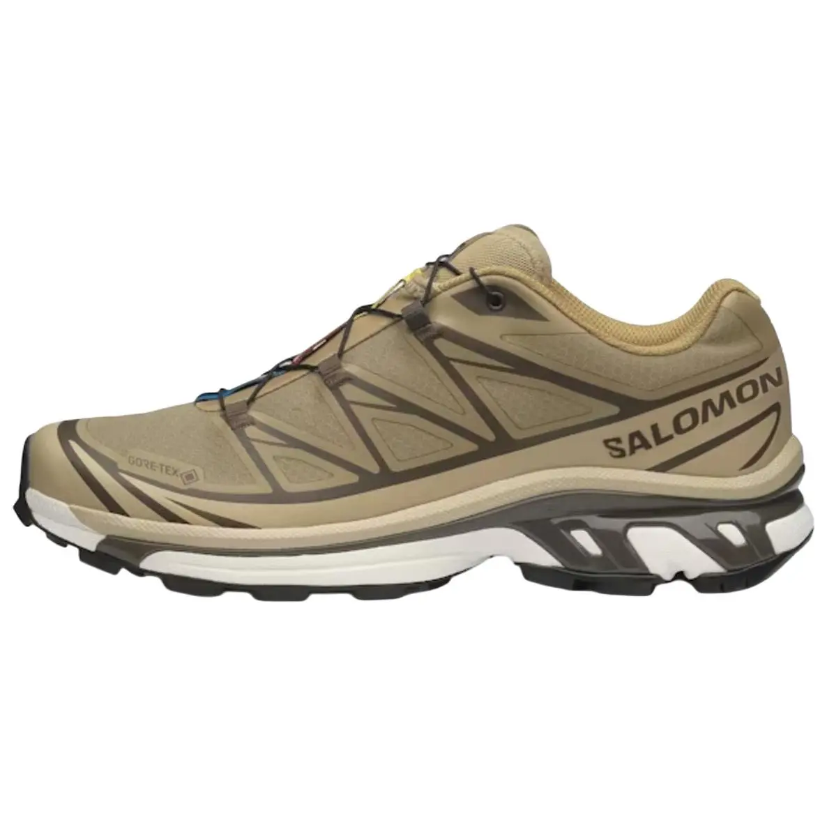 SALOMON XT 6 Waterproof And Breathable Low top Casual Trail Running Shoes Unisex Brown