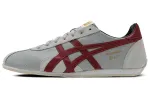 Onitsuka Tiger Runspark Abrasion Resistant Running Shoes Unisex Gray Red Comfortable