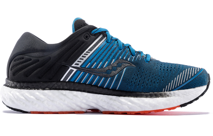 Saucony Triumph 17 Mesh Cushioning Slip Resistant Breathable Lightweight Rebound Low top Running Shoes Men’s Blue Black