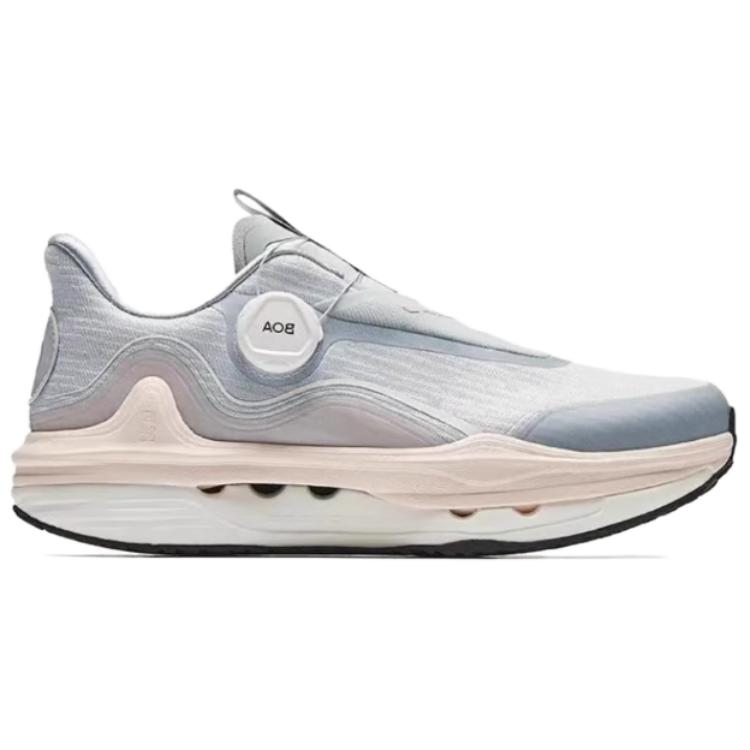 Anta Slip Resistant Abrasion Resistant Slip Resistant Abrasion Resistant Low top Running Shoes Women’s Pink White Gray