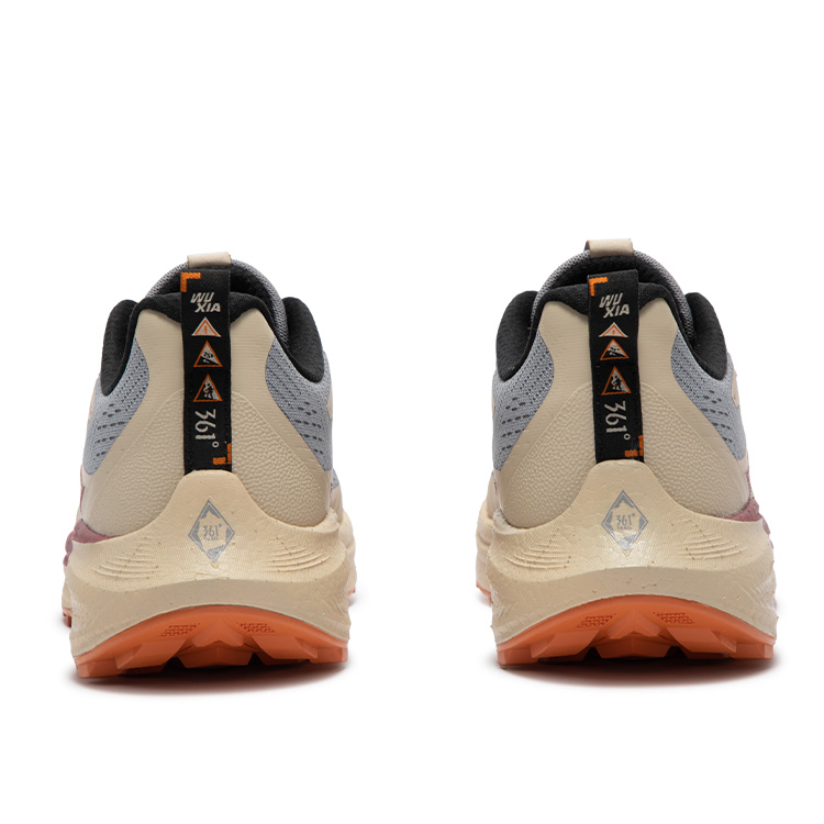 361° Cushioning Slip Resistant Abrasion Resistant Breathable Low top Running Shoes Men’s Zinc Iron Gray