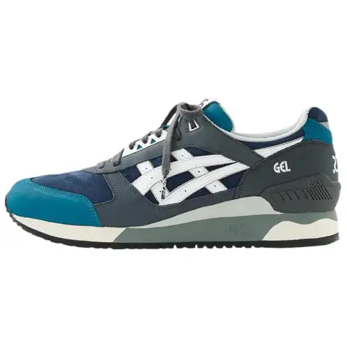J.Crew x ASICS Gel Respector Running Shoes Men's Gray Blue
