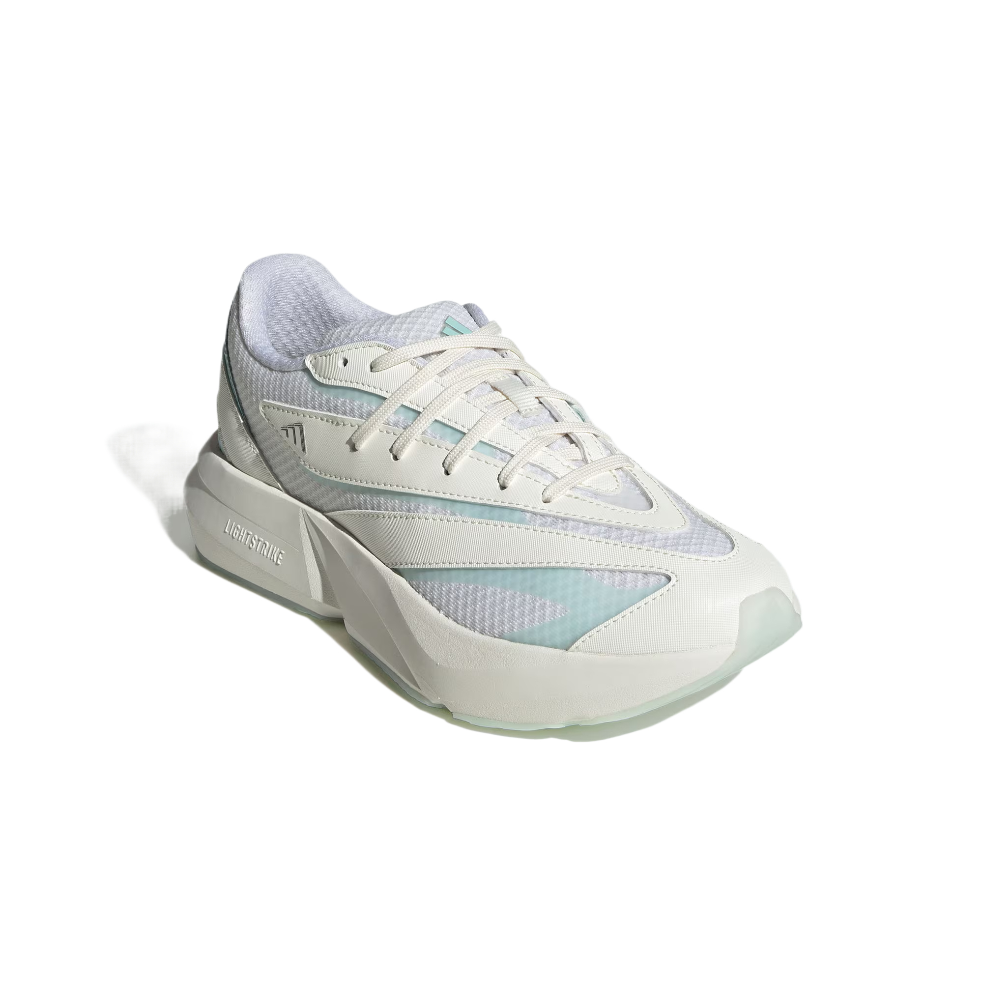 Adidas LIGHTBLAZE Textile, Synthetic Leather Abrasion Resistant Rebound Low top Running Shoes Women’s Bright White