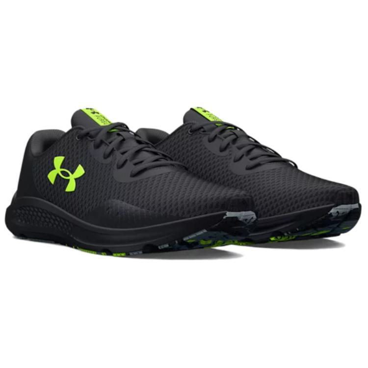 Under Armour Charged Pursuit 3 Low top Casual Running Shoes Unisex Black Green