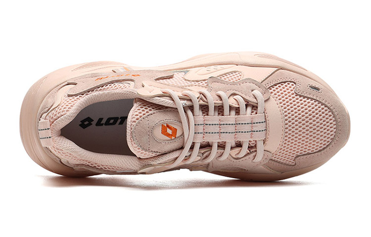 LOTTO Cushioning Slip Resistant Abrasion Resistant Low top Casual Running Shoes Women’s Dark Pink