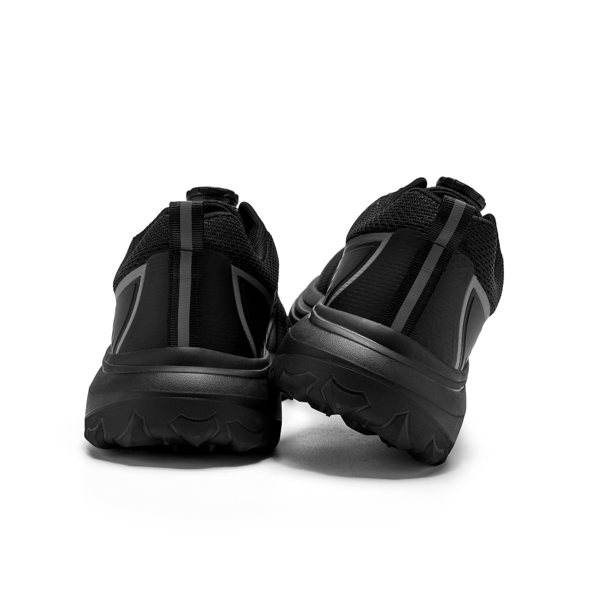 JEEP SPIRIT Cushioning Abrasion Resistant Breathable Lightweight Low top Running Shoes Men’s Graphite Black