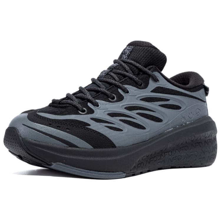 361° Style Slip Resistant Abrasion Resistant Slip Resistant Abrasion Resistant Low top Running Shoes Women’s Black Gray