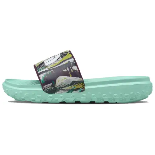 THE NORTH FACE NEVER STOP Slip Resistant Slide Slippers Women's Green